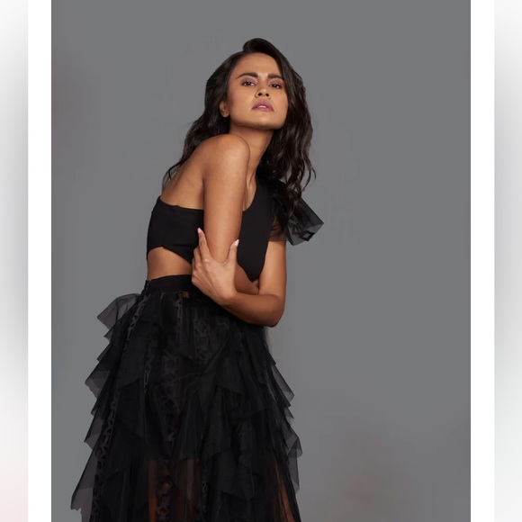 Deepika Arora One Shoulder Ruffle Dress - Picture 11 of 11